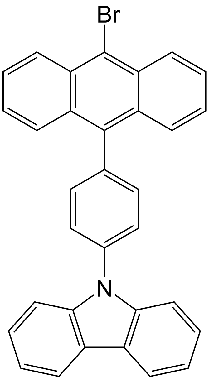 9-(4-(10-bromoanthracen-9-yl) phenyl)-9H-carbazole/